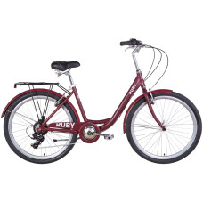 Велосипед Dorozhnik Ruby 26" 2022 (темно-красный)