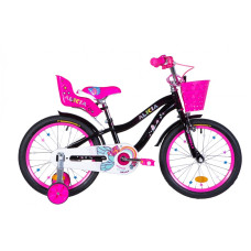 Велосипед Formula Alicia 18" 2021 (чорний з рожевим)