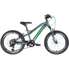 Велосипед Formula Blackwood Vbr 2022 20" (темно-сріблястий із зеленим)
