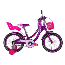 Велосипед Formula Flower Premium 16" 2022  (фиолетовый)