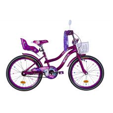 Велосипед Formula Flower Premium 20" 2021  (перламутровий фиолетовый)