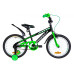 Велосипед  Formula Wild 18" 2020 (черно-зеленый с белым) - фото №1