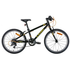 Велосипед Leon GO 7 speed Vbr 20" 2022 (жовтий с чорним)