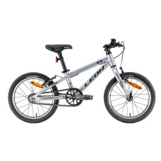 Велосипед Leon GO Vbr 16" 2022 (серый с черным)