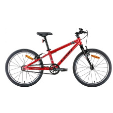 Велосипед Leon GO Vbr 20" 2022 (красный с черным)