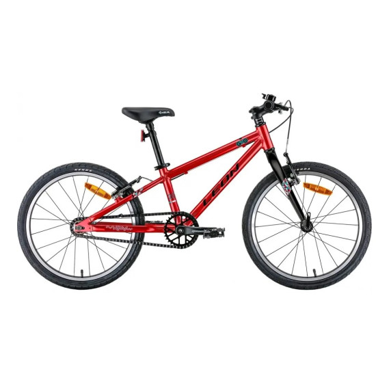 Купить Велосипед  Leon GO Vbr 20" 2022 (красный с черным) в Киеве - фото №1