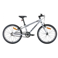 Велосипед Leon GO Vbr 20" 2022 (сірий з чорним)