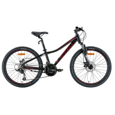 Велосипед Leon Junior AM DD 2022 24"(красный с черным)