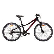 Велосипед Leon Junior Vbr 2022 24"(червоний з чорним)