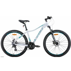 Велосипед Leon XC-Lady AM Hydraulic lock out HDD 2022 27.5" (белый с бирюзовым)