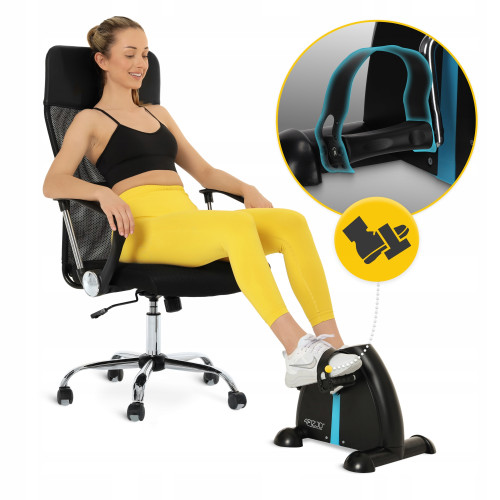 Велотренажер  4FIZJO Evo 2 в 1 для рук та ніг Black/Blue - фото №4