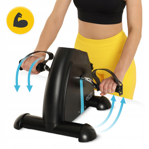 Велотренажер  4FIZJO Evo 2 в 1 для рук та ніг Black/Blue - фото №3