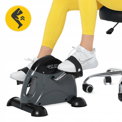 Велотренажер  4FIZJO Active 2 в 1 для рук та ніг Grey/Black - фото №2